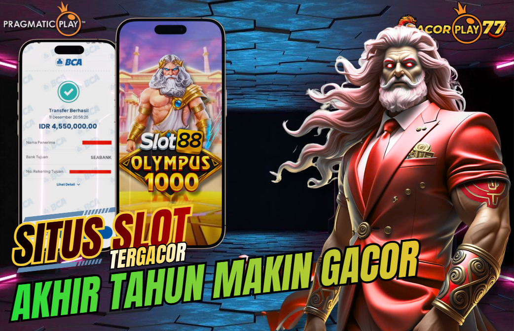 Selamat kepada user id : cnd****ey Wede Rp 4.550.000 di Game SLOT88 OLYMPUS 1000 PRAGMATIC PLAY Cair Gk Sampe 1 Menit! Menang Mudah di Gacorplay77